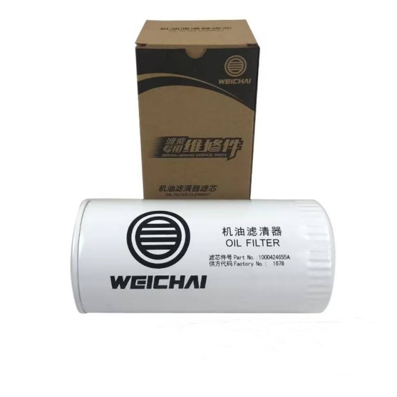 Filtru de ulei pentru motor diesel FAW & Shacman pentru camioane grele 1000424655 1000424655A